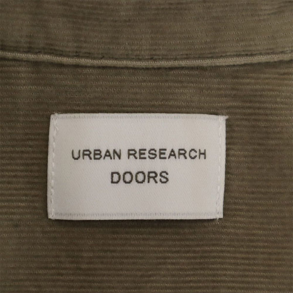 アーバンリサーチドアーズ 長袖 シャツワンピース one ベージュ URBAN RESEARCH DOORS レディース