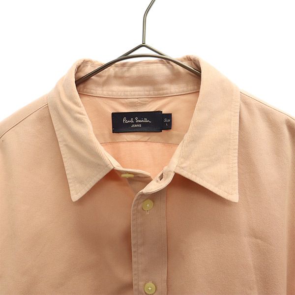 Paul Smith JEANS ポールスミスジーンズ 長袖 シャツ L ピンク メンズ