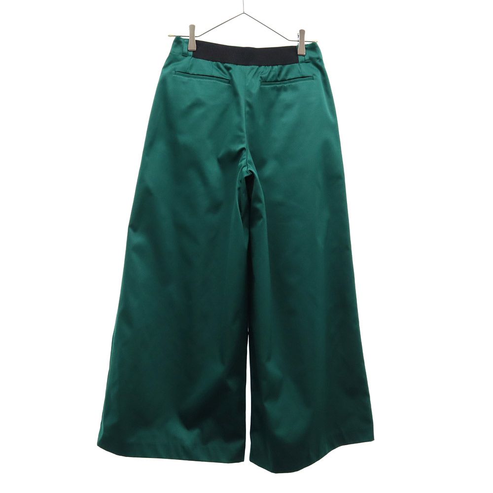 未使用 ELENDEEK エレンディーク ガウチョパンツ 2 グリーン レディース