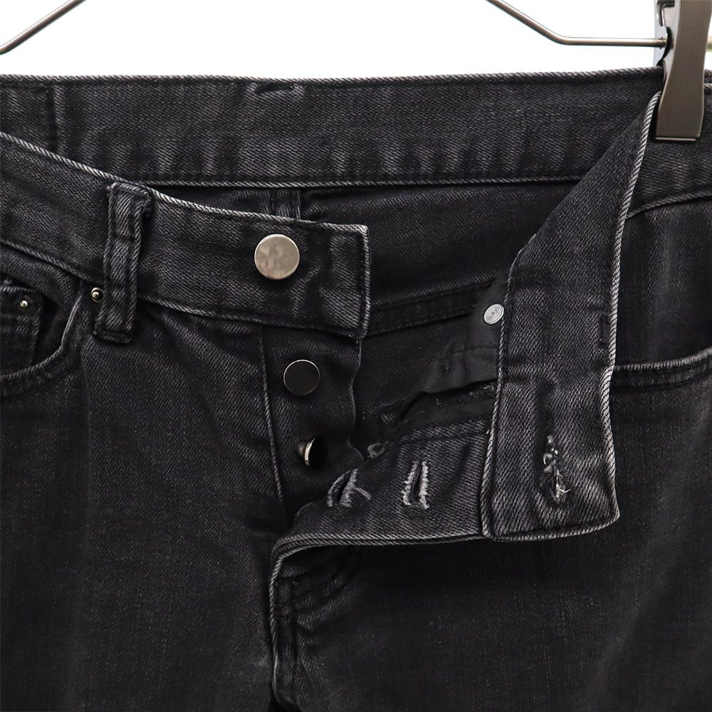 ミニマル スリムデニムパンツ w29 グレー mnml ジーパン ボタンフライ メンズ