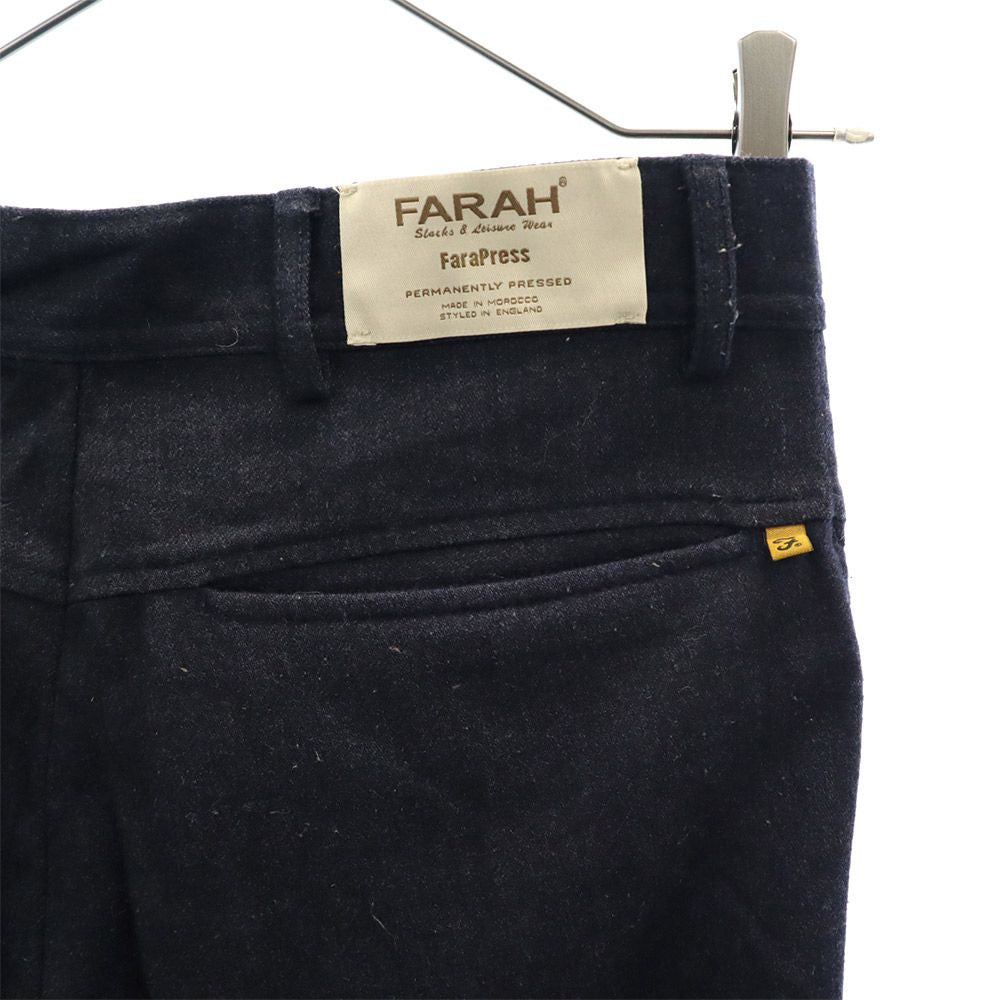 FARAH ファーラー スラックスパンツ w30 ネイビー テーパードパンツ メンズ