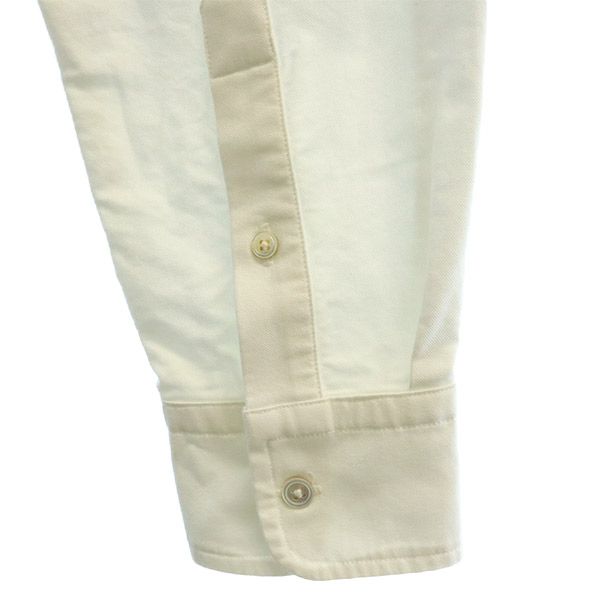 wings+horns ウィングスアンドホーンズ 長袖 ボタンダウンシャツ M ホワイト メンズ