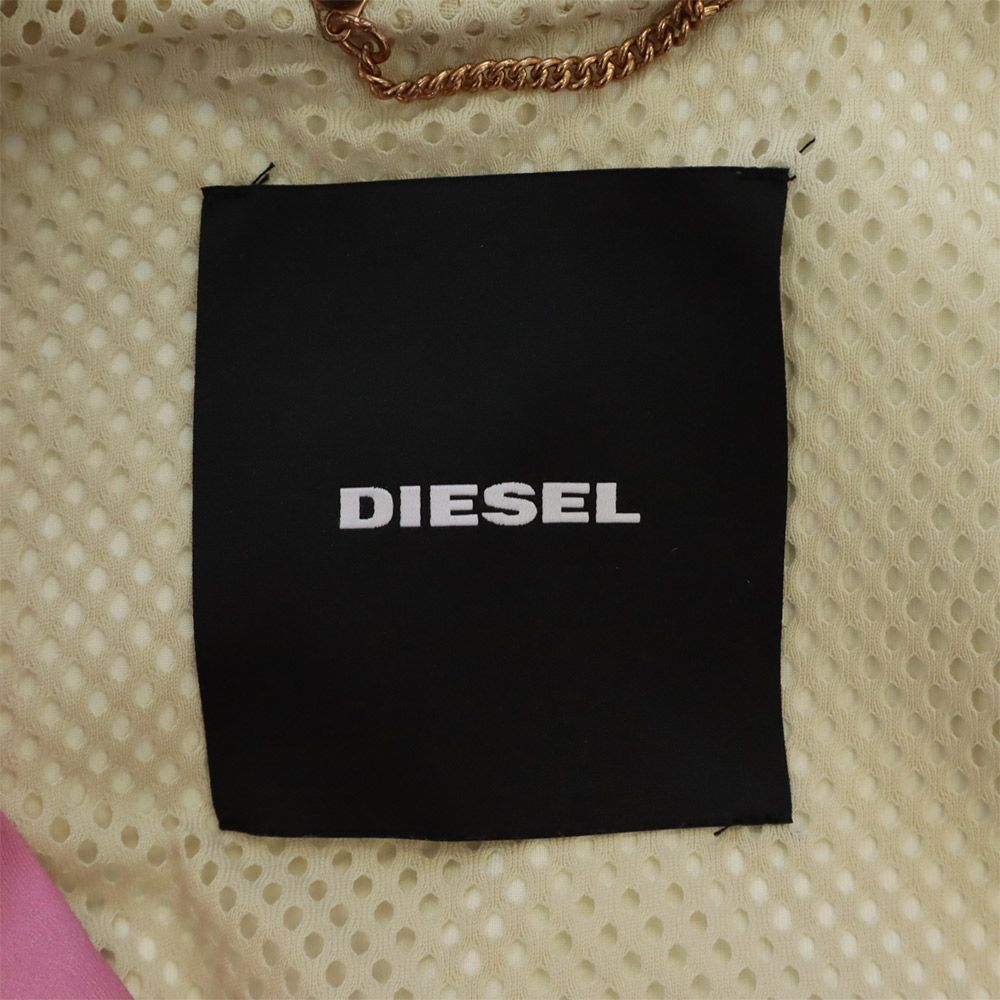 DIESEL ディーゼル プリント ブルゾン S ピンク レディース