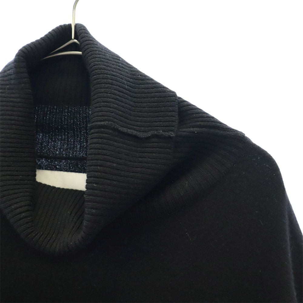 TICCA ティッカ 長袖 ウール タートルネック ロングワンピース F ブラック レディース