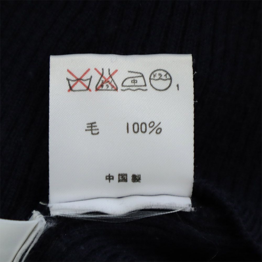 ラルフローレン 長袖 Vネック セーター M ネイビー RALPH LAUREN ニット レディース