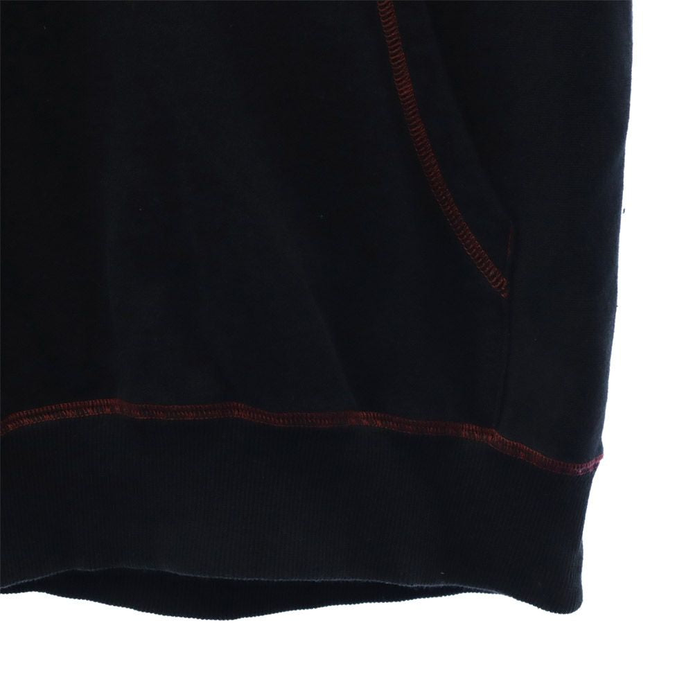 Hellrazor ヘルレイザー ホンダ コラボ ロゴプリント 長袖 スウェットパーカー L ブラック HONDA 裏起毛 メンズ