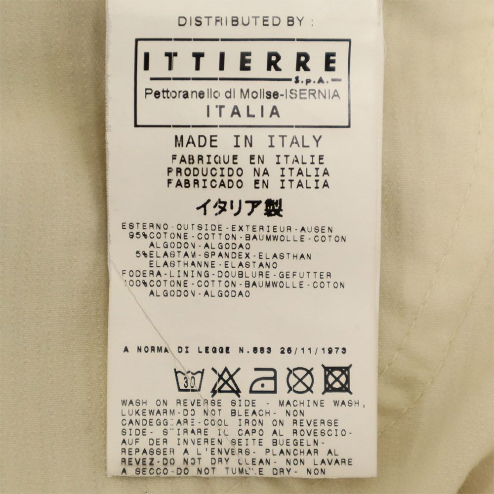 DOLCE&GABBANA ドルチェアンドガッバーナ イタリア製 ロゴワッペン ミディ丈 タイトスカート 38 ベージュ レディース