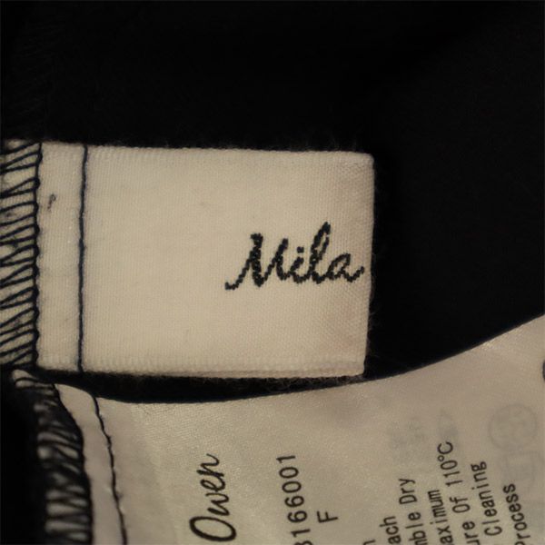 Mila Owen ミラオーウェン 長袖 シャツ F ブラック レディース