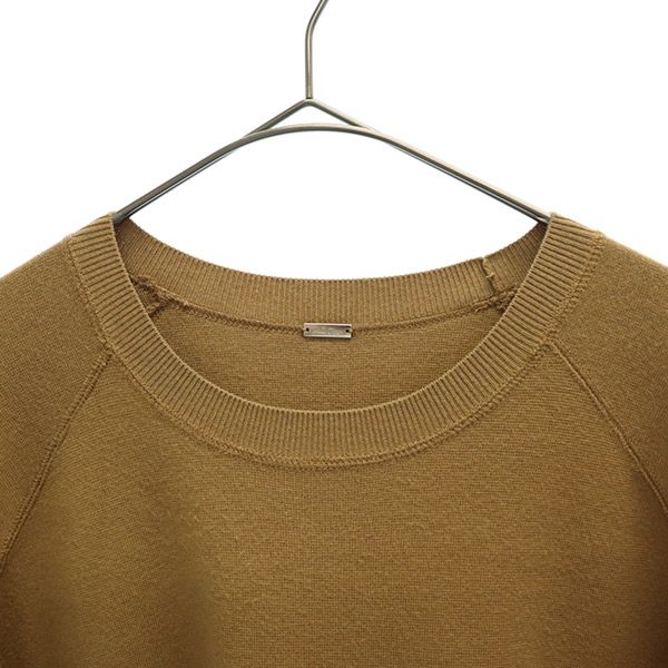 Mila Owen ミラオーウェン 長袖 トレーナー 1 ブラウン ドッキング レディース