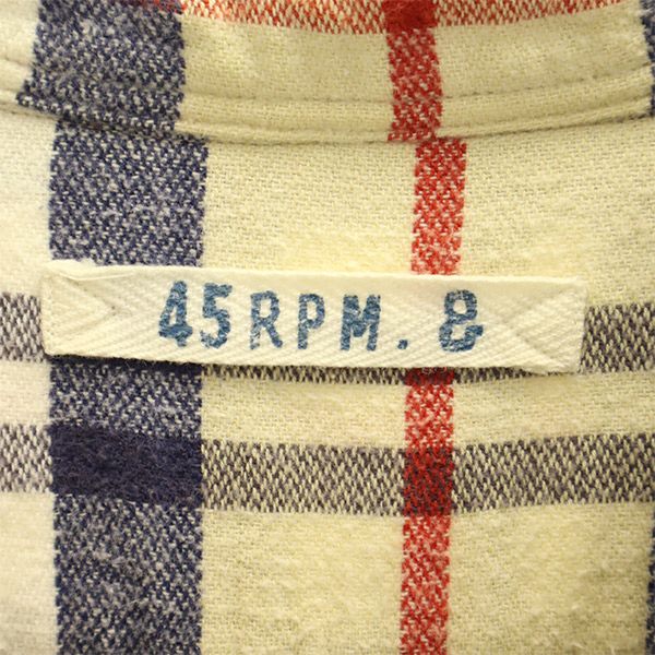 45RPM.& フォーティーファイブアールピーエムアンド チェック柄 長袖 シャツ 1 レディース