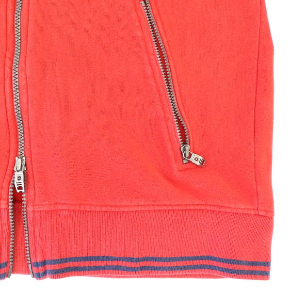 Victorinox ビクトリノックス スウェット ジップジャケット XS レッド×ネイビー ブルゾン 裏起毛 メンズ
