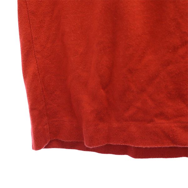 PINK HOUSE ピンクハウス ワンポイントロゴ 長袖 Tシャツ L レッド ロンT レディース