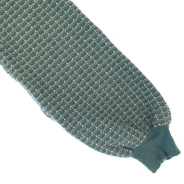 REDYAZEL レディアゼル 格子柄 長袖 ニット ワンピース F グリーン レディース