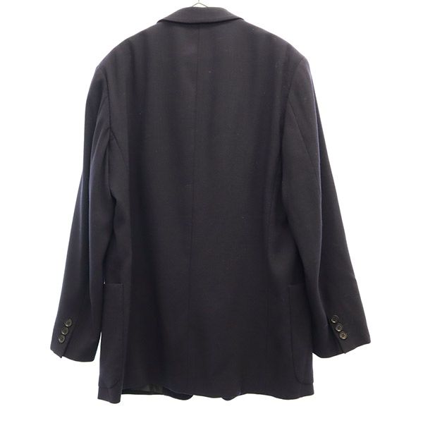 Hilton ヒルトン ウール テーラードジャケット M ネイビー メンズ