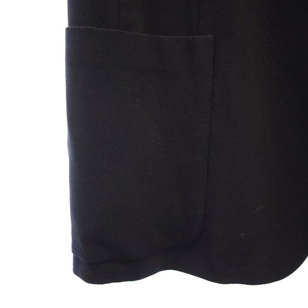 Hilton ヒルトン ウール テーラードジャケット M ネイビー メンズ