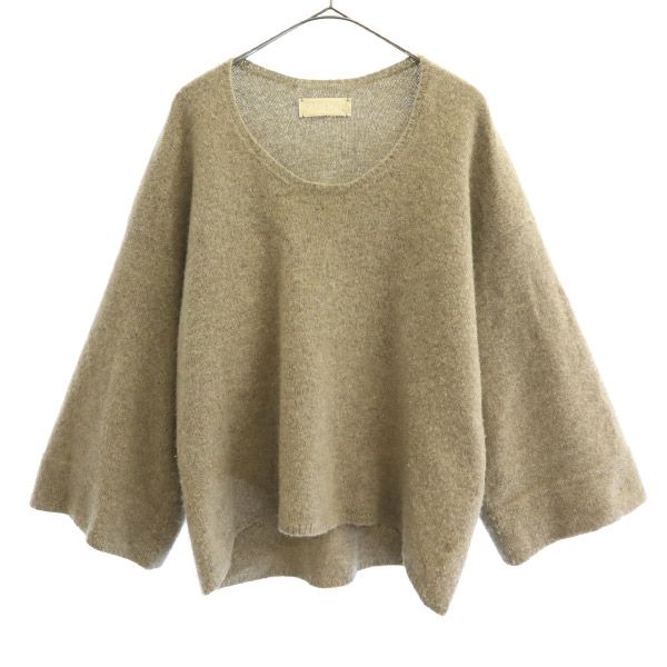 ROHKA ローカ ウール 長袖 セーター S-M グレー ニット レディース