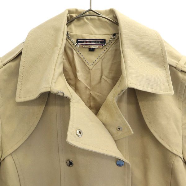 TOMMY HILFIGER トミーヒルフィガー トレンチコート S ベージュ レディース