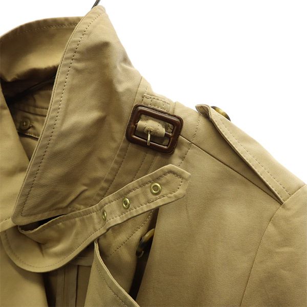 nano universe ナノユニバース トレンチコート 36 ベージュ レディース