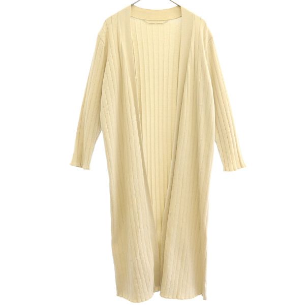 Mila Owen ミラオーウェン 長袖 ロング カーディガン F ホワイト レディース