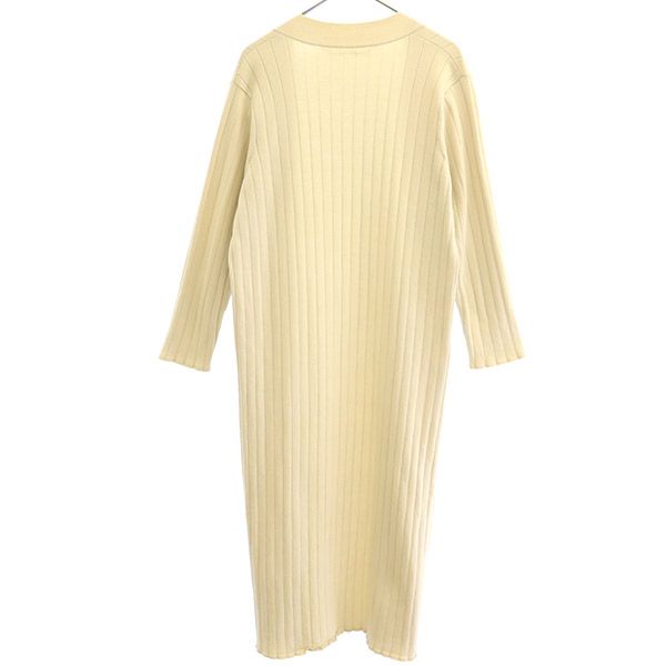 Mila Owen ミラオーウェン 長袖 ロング カーディガン F ホワイト レディース