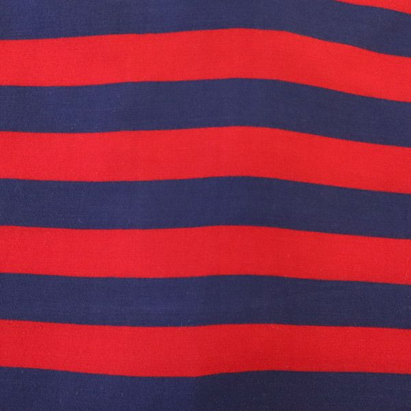 ラルフローレンスポーツ ストライプ柄 長袖 カットソー S レッド×ブルー RALPH LAUREN SPORT レディース