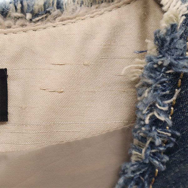 TO BE CHIC トゥービーシック ボア ノーカラージャケット 2 レディース