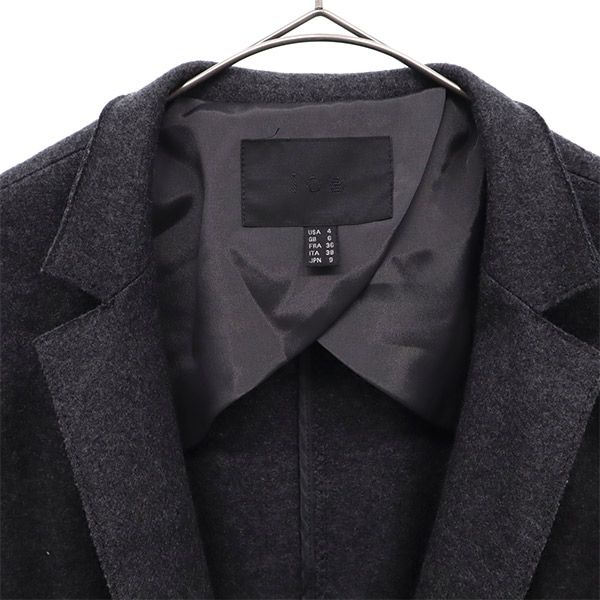 iCB アイシービー ウール テーラードジャケット 9 グレー レディース