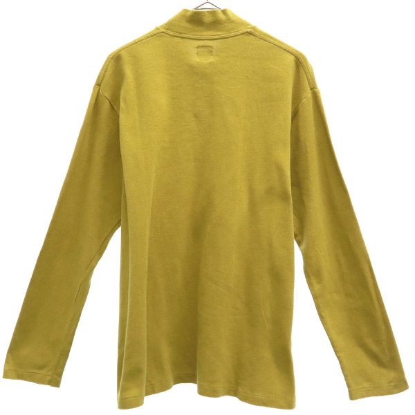 ANATOMICA PARIS アナトミカ パリ 日本製 長袖 モックネック Tシャツ M カーキ ロンT メンズ