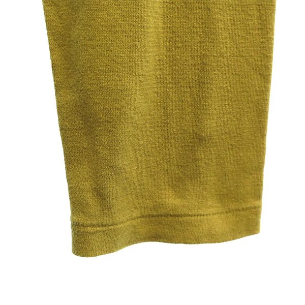 ANATOMICA PARIS アナトミカ パリ 日本製 長袖 モックネック Tシャツ M カーキ ロンT メンズ