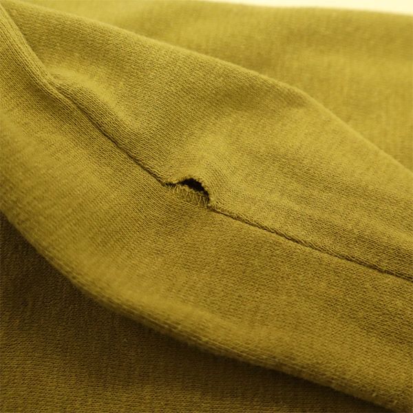 ANATOMICA PARIS アナトミカ パリ 日本製 長袖 モックネック Tシャツ M カーキ ロンT メンズ