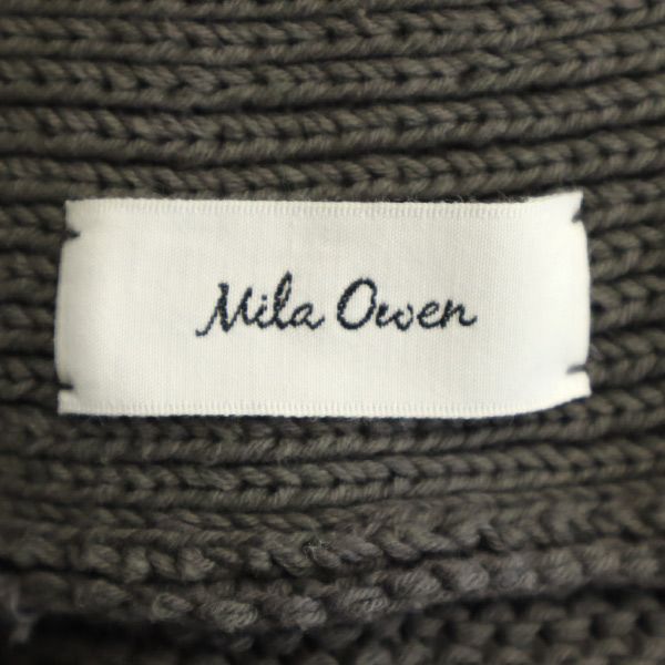 Mila Owen ミラオーウェン 長袖 ニットカーディガン F グレー レディース