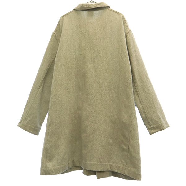 COPAIN コパン ウール ステンカラーコート 2 グレー メンズ