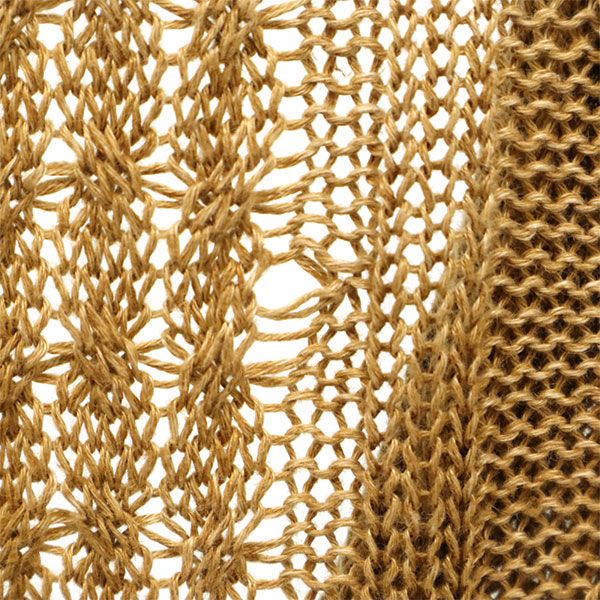 EDIFICE エディフィス リネン 長袖 ニットカーディガン 46 カーキ メンズ