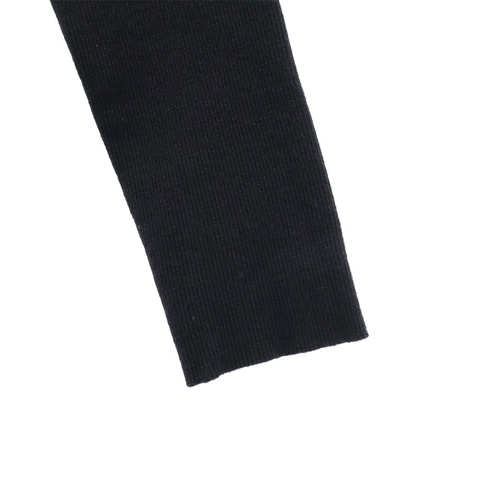 ROBERTO COLLINA ロベルトコリーナ イタリア製 長袖 ニット ワンピース S ブラック レディース