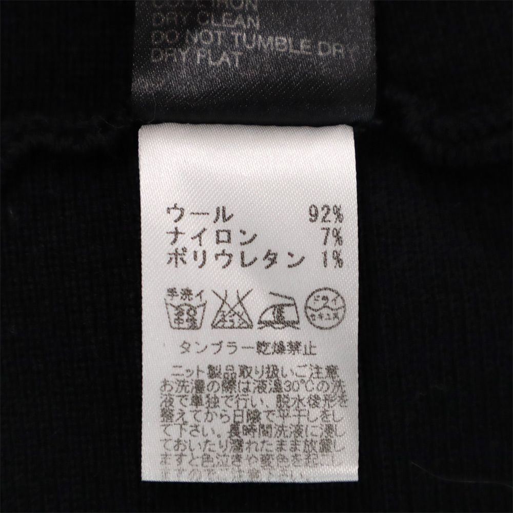 ROBERTO COLLINA ロベルトコリーナ イタリア製 長袖 ニット ワンピース S ブラック レディース