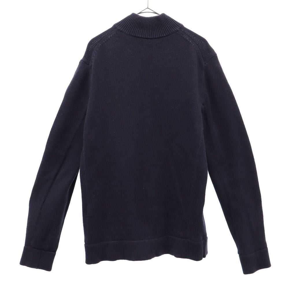 Victorinox ビクトリノックス コットン ニットジャケット ネイビー メンズ
