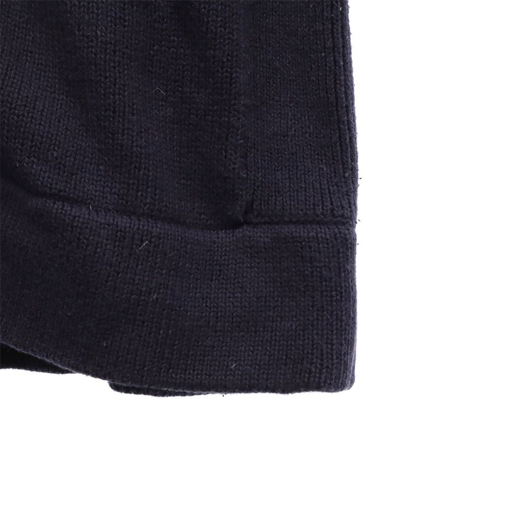 Victorinox ビクトリノックス コットン ニットジャケット ネイビー メンズ