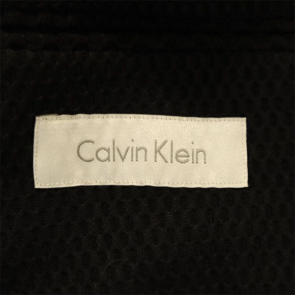 Calvin klein カルバンクライン デザイン テーラードジャケット 38 ブラック×ネイビー メンズ