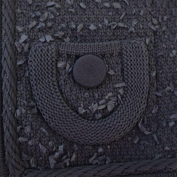 TO BE CHIC トゥービーシック 総柄 ニット ノーカラージャケット 2 ネイビー レディース