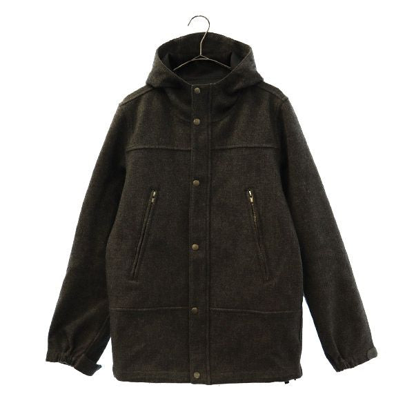 SHIPS GENERAL SUPPLY シップスジェネラルサプライ ウールブレンド ジャケット S グレー フード メンズ