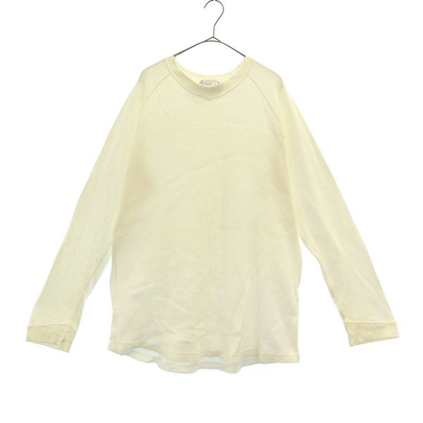 アンドエー 長袖 サーマル Tシャツ 42 ホワイト And A ワッフル メンズ