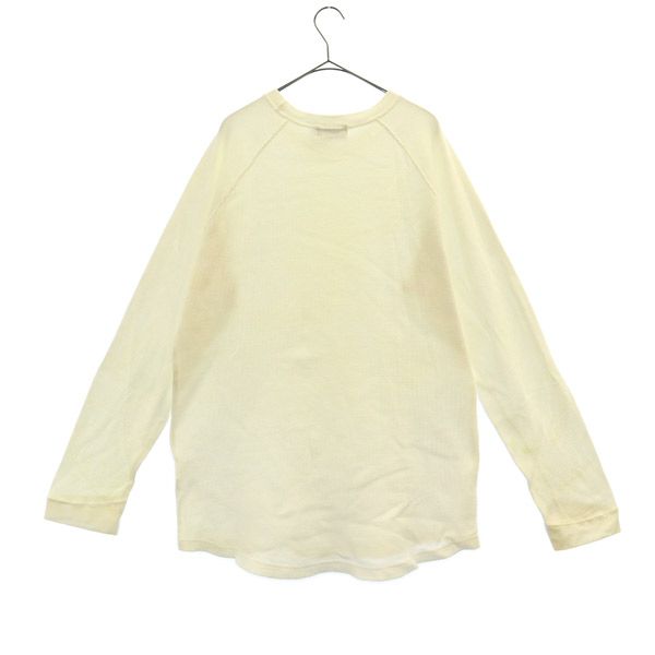 アンドエー 長袖 サーマル Tシャツ 42 ホワイト And A ワッフル メンズ