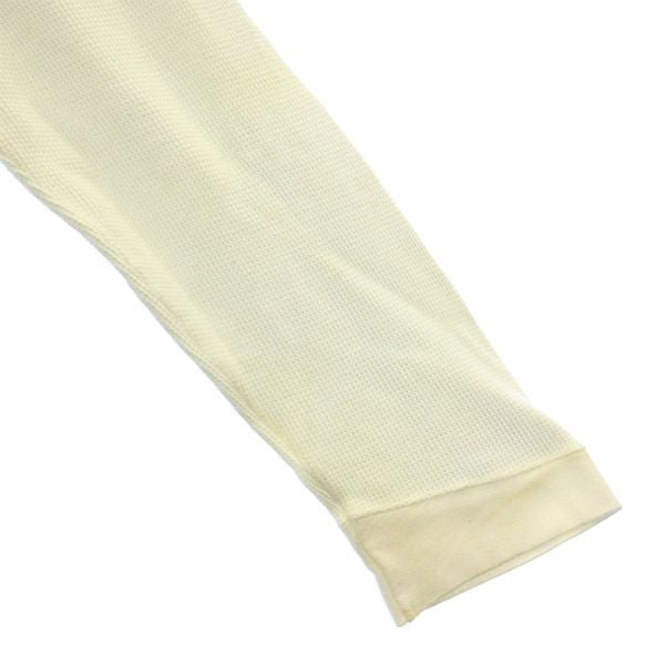 アンドエー 長袖 サーマル Tシャツ 42 ホワイト And A ワッフル メンズ