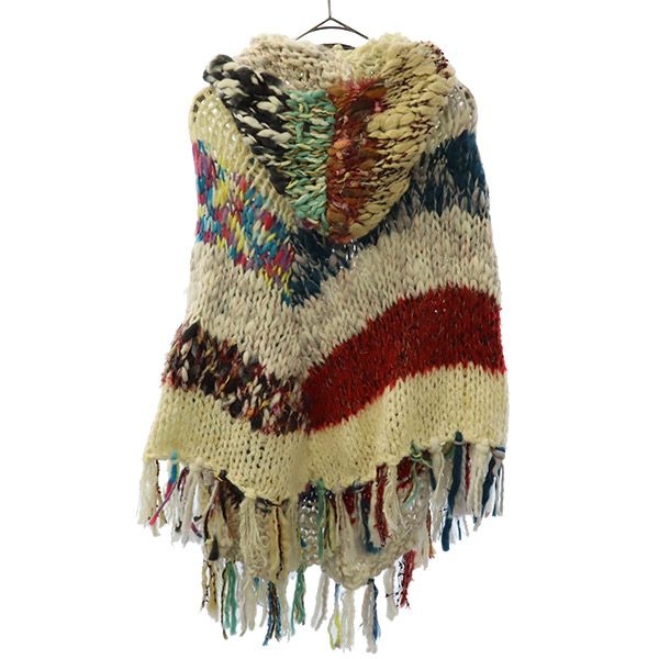 ジェラートピケガーデン 総柄 長袖 ニット ポンチョ F gelato pique Garden レディース