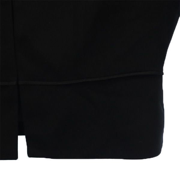 IMMAGINAZIONE イマジナチオーネ ノーカラージャケット 9 ブラック レディース