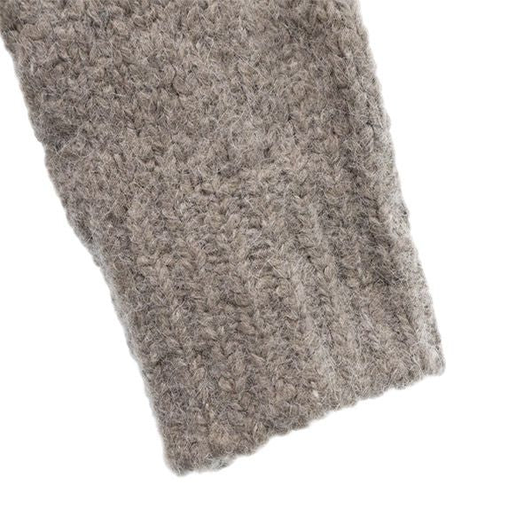 FRAY I.D フレイアイディー 長袖 シアー ドッキング セーター F ベージュ系 ニット レディース