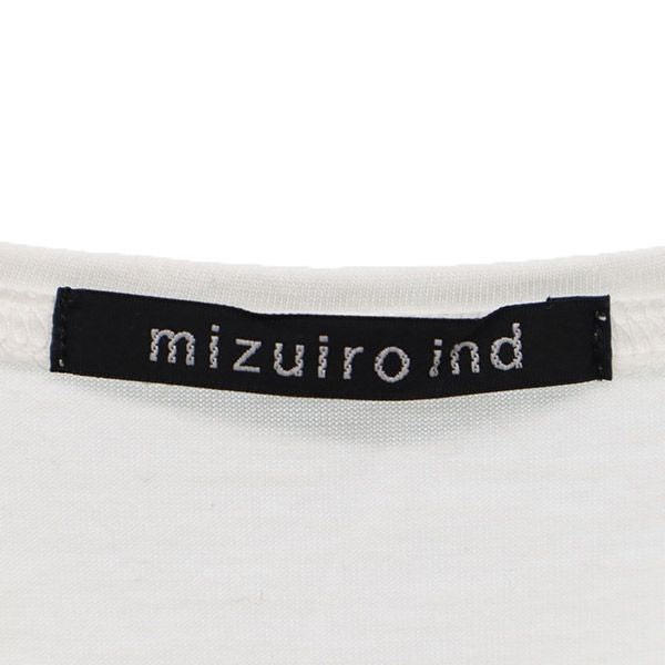 ミズイロインド 半袖 チュニック ホワイト mizuiro ind レディース