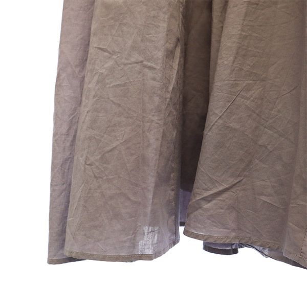 ORGANICS SNIDEL for sustainabillity オーガニックスナイデル 半袖 バルーンスリーブ ロングワンピース 7 パープル レディース