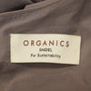 オーガニックスナイデル 半袖 バルーンスリーブ ロングワンピース 7 パープル ORGANICS SNIDEL for sustainabillity レディース