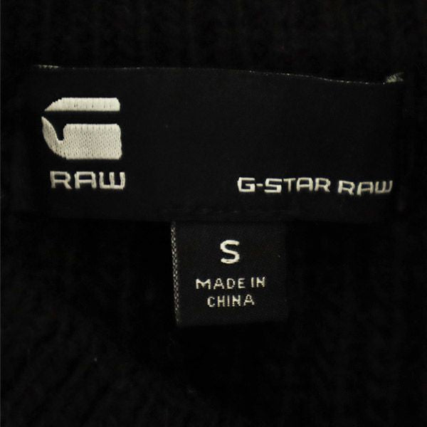 ジースターロウ 長袖 セーター S ブラック G-STAR RAW ニット メンズ